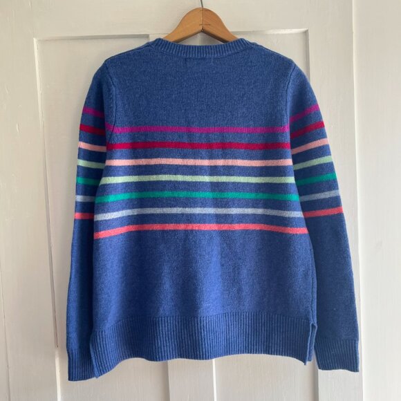 Woolovers Lambswool Striped Sweater - Picture 7 of 10